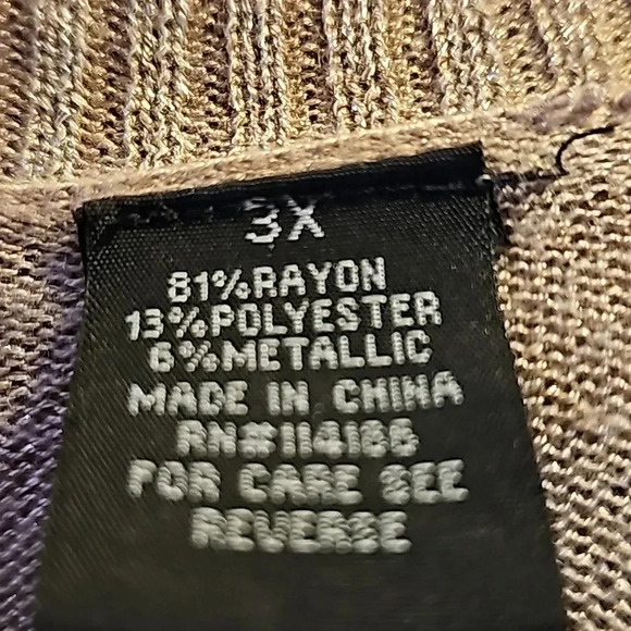 Verve Gold Metallic Shimmer Cardigan - Picture 7 of 8